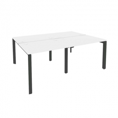 Рабочая станция на П-образном м/к Рива ONIX O.MP-D.RS-4.1.7 Белый Бриллиант/Антрацит