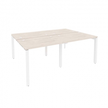 Рабочая станция на П-образном м/к Рива ONIX O.MP-D.RS-4.1.7 Денвер Светлый/Белый