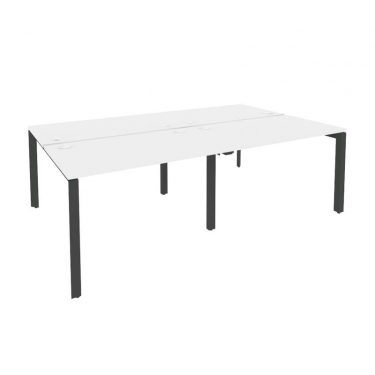 Рабочая станция на П-образном м/к Рива ONIX O.MP-D.RS-4.2.7 Белый Бриллиант/Антрацит