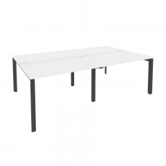 Рабочая станция на П-образном м/к Рива ONIX O.MP-D.RS-4.2.7 Белый Бриллиант/Антрацит