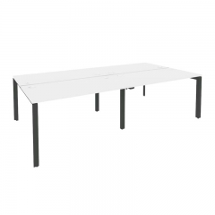 Рабочая станция на П-образном м/к Рива ONIX O.MP-D.RS-4.3.7 Белый Бриллиант/Антрацит