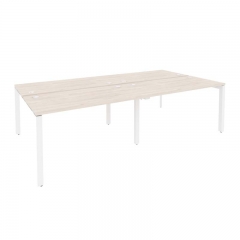 Рабочая станция на П-образном м/к Рива ONIX O.MP-D.RS-4.3.7 Денвер Светлый/Белый