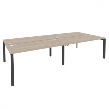 Рабочая станция на П-образном м/к Рива ONIX O.MP-D.RS-4.4.7 Дуб Аттик/Антрацит