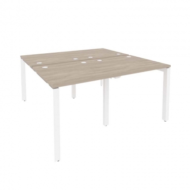 Рабочая станция на П-образном м/к Рива ONIX O.MP-D.RS-4.0.8 Дуб Аттик/Белый