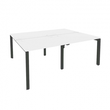 Рабочая станция на П-образном м/к Рива ONIX O.MP-D.RS-4.1.8 Белый Бриллиант/Антрацит