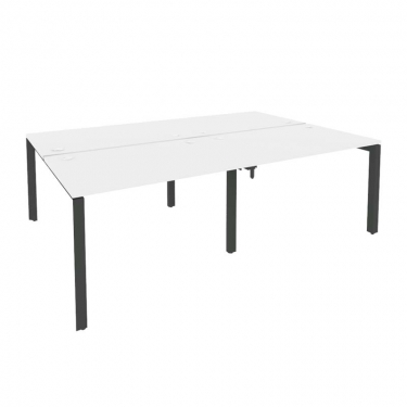 Рабочая станция на П-образном м/к Рива ONIX O.MP-D.RS-4.2.8 Белый Бриллиант/Антрацит