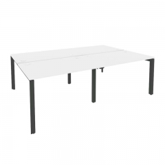 Рабочая станция на П-образном м/к Рива ONIX O.MP-D.RS-4.2.8 Белый Бриллиант/Антрацит