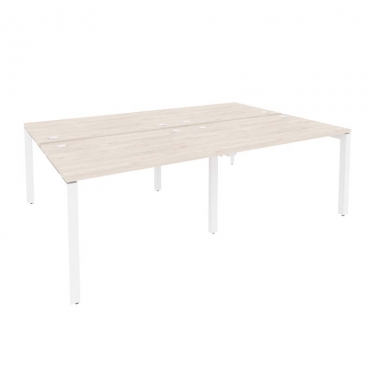 Рабочая станция на П-образном м/к Рива ONIX O.MP-D.RS-4.2.8 Денвер Светлый/Белый