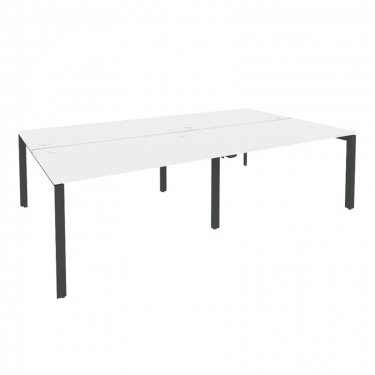 Рабочая станция на П-образном м/к Рива ONIX O.MP-D.RS-4.3.8 Белый Бриллиант/Антрацит