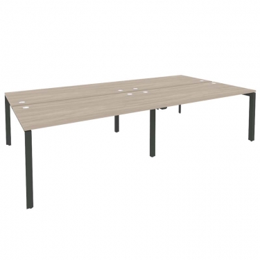 Рабочая станция на П-образном м/к Рива ONIX O.MP-D.RS-4.4.8 Дуб Аттик/Антрацит