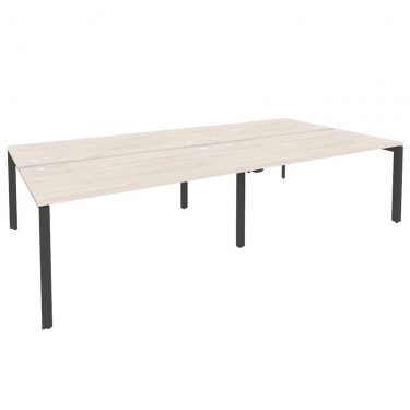 Рабочая станция на П-образном м/к Рива ONIX O.MP-D.RS-4.4.8 Денвер Светлый/Антрацит