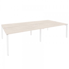 Рабочая станция на П-образном м/к Рива ONIX O.MP-D.RS-4.4.8 Денвер Светлый/Белый