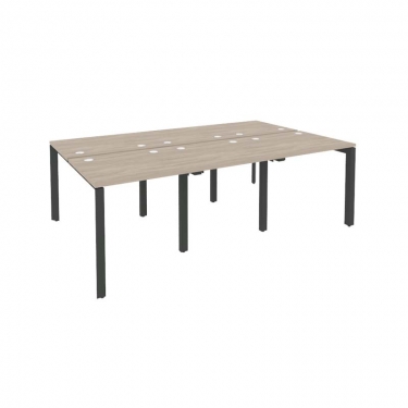 Рабочая станция на П-образном м/к Рива ONIX O.MP-D.RS-6.0.7 Дуб Аттик/Антрацит