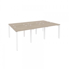 Рабочая станция на П-образном м/к Рива ONIX O.MP-D.RS-6.0.7 Дуб Аттик/Белый