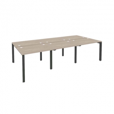 Рабочая станция на П-образном м/к Рива ONIX O.MP-D.RS-6.1.7 Дуб Аттик/Антрацит