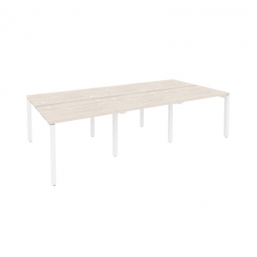 Рабочая станция на П-образном м/к Рива ONIX O.MP-D.RS-6.1.7 Денвер Светлый/Белый