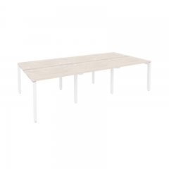 Рабочая станция на П-образном м/к Рива ONIX O.MP-D.RS-6.1.7 Денвер Светлый/Белый