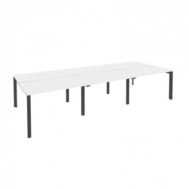 Рабочая станция на П-образном м/к Рива ONIX O.MP-D.RS-6.2.7 Белый Бриллиант/Антрацит