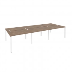 Рабочая станция на П-образном м/к Рива ONIX O.MP-D.RS-6.2.7 Дуб Аризона/Белый