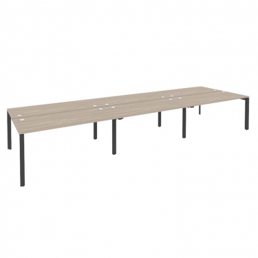 Рабочая станция на П-образном м/к Рива ONIX O.MP-D.RS-6.4.7 Дуб Аттик/Антрацит