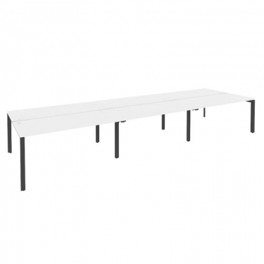 Рабочая станция на П-образном м/к Рива ONIX O.MP-D.RS-6.4.7 Белый Бриллиант/Антрацит