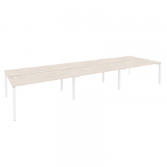 Рабочая станция на П-образном м/к Рива ONIX O.MP-D.RS-6.4.7 Денвер Светлый/Белый