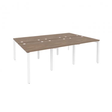 Рабочая станция на П-образном м/к Рива ONIX O.MP-D.RS-6.0.8 Дуб Аризона/Белый