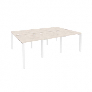 Рабочая станция на П-образном м/к Рива ONIX O.MP-D.RS-6.0.8 Денвер Светлый/Белый