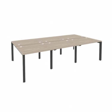 Рабочая станция на П-образном м/к Рива ONIX O.MP-D.RS-6.1.8 Дуб Аттик/Антрацит