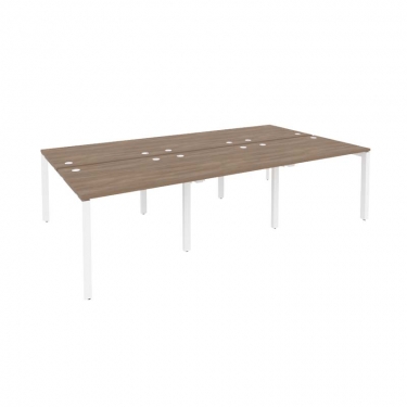 Рабочая станция на П-образном м/к Рива ONIX O.MP-D.RS-6.1.8 Дуб Аризона/Белый