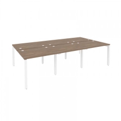 Рабочая станция на П-образном м/к Рива ONIX O.MP-D.RS-6.1.8 Дуб Аризона/Белый