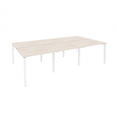 Рабочая станция на П-образном м/к Рива ONIX O.MP-D.RS-6.1.8 Денвер Светлый/Белый