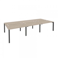 Рабочая станция на П-образном м/к Рива ONIX O.MP-D.RS-6.2.8 Дуб Аттик/Антрацит