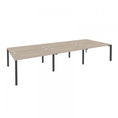 Рабочая станция на П-образном м/к Рива ONIX O.MP-D.RS-6.3.8 Дуб Аттик/Антрацит