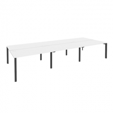 Рабочая станция на П-образном м/к Рива ONIX O.MP-D.RS-6.3.8 Белый Бриллиант/Антрацит