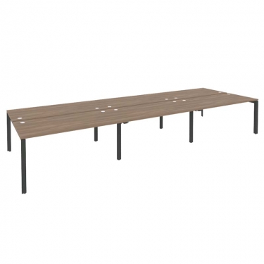 Рабочая станция на П-образном м/к Рива ONIX O.MP-D.RS-6.4.8 Дуб Аризона/Антрацит