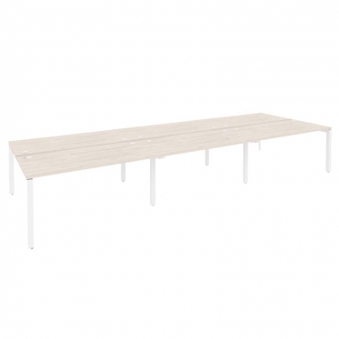 Рабочая станция на П-образном м/к Рива ONIX O.MP-D.RS-6.4.8 Денвер Светлый/Белый