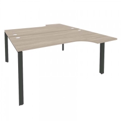Рабочая станция на П-образном м/к Рива ONIX O.MP-D.SA-1 Дуб Аттик/Антрацит
