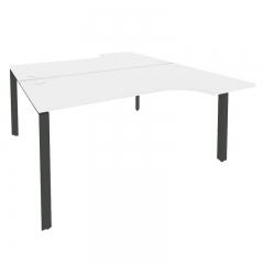 Рабочая станция на П-образном м/к Рива ONIX O.MP-D.SA-1 Белый Бриллиант/Антрацит
