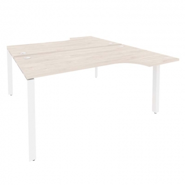 Рабочая станция на П-образном м/к Рива ONIX O.MP-D.SA-1 Денвер Светлый/Белый