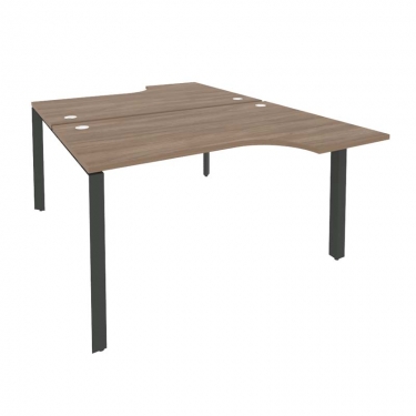 Рабочая станция на П-образном м/к Рива ONIX O.MP-D.SA-2 Дуб Аризона/Антрацит