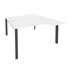 Рабочая станция на П-образном м/к Рива ONIX O.MP-D.SA-2 Белый Бриллиант/Антрацит