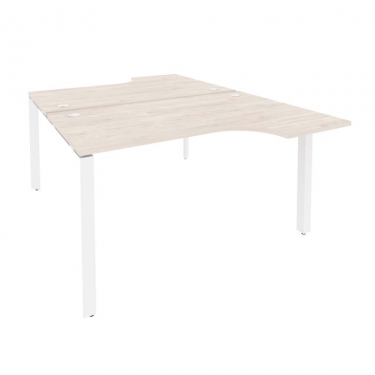 Рабочая станция на П-образном м/к Рива ONIX O.MP-D.SA-2 Денвер Светлый/Белый