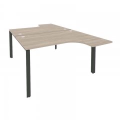 Рабочая станция на П-образном м/к Рива ONIX O.MP-D.SA-3 Дуб Аттик/Антрацит