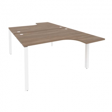 Рабочая станция на П-образном м/к Рива ONIX O.MP-D.SA-3 Дуб Аризона/Белый