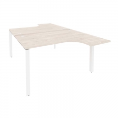 Рабочая станция на П-образном м/к Рива ONIX O.MP-D.SA-3 Денвер Светлый/Белый