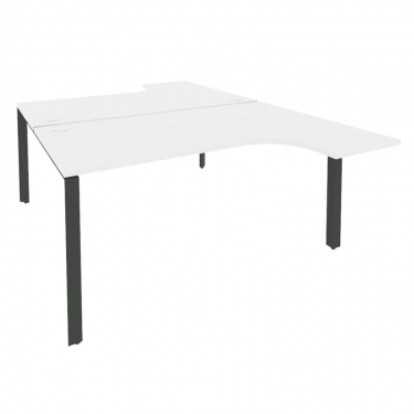 Рабочая станция на П-образном м/к Рива ONIX O.MP-D.SA-4 Белый Бриллиант/Антрацит