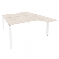 Рабочая станция на П-образном м/к Рива ONIX O.MP-D.SA-4 Денвер Светлый/Белый