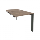 Стол-приставка двойной на П-образном м/к к опорным элем. Рива ONIX O.MP-D.SPR-0.7 Дуб Аризона/Антрацит
