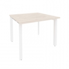 Стол переговорный 1 столешница Рива ONIX O.MP-PRG-1.1 Денвер Светлый/Белый